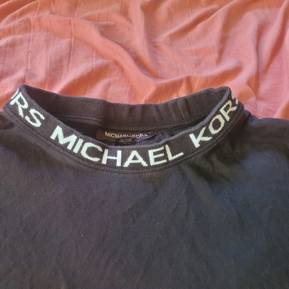 Woman's Michael Kors T-shirt Black Size Medium - Picture 2 of 3
